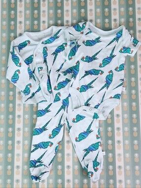 Rosie Pope Baby Parrot Matching Set